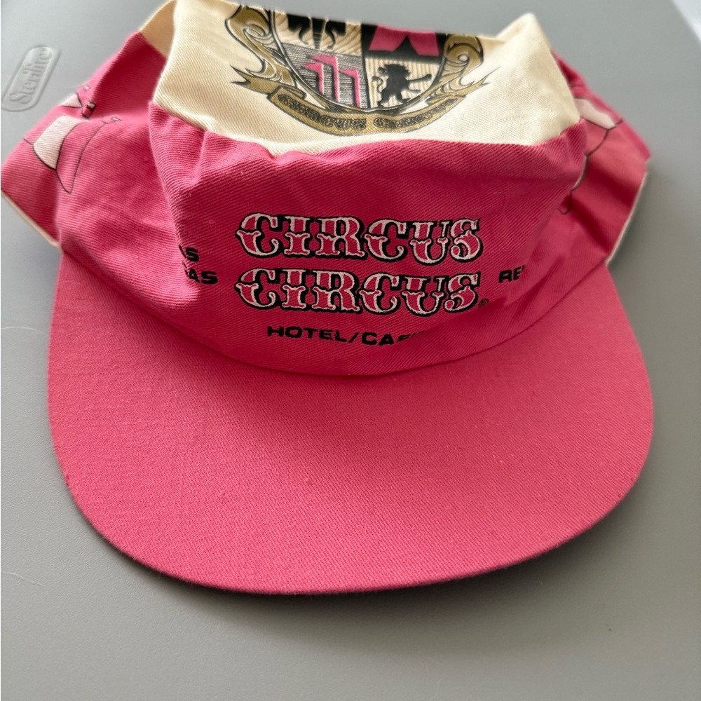 Vintage Pink Circus Circus SnapBack Cap